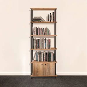 BIBLIOTECA DEGE B14 - SIMPLE 5 NIVELES DE APOYO PUERTA DOBLE