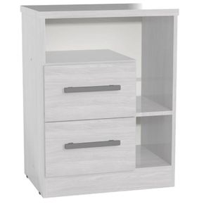 MESA DE LUZ ORLANDI VE 112 PREMIUM - VENECIA 2 CAJONES REVERSIBLES