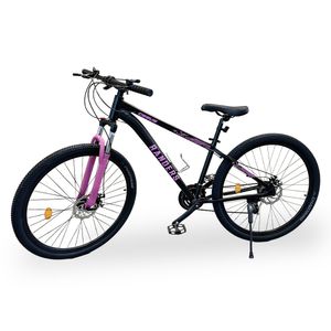 BICICLETA MTB R29 CASUS 21V C/DISCO ALUMINIO RANDERS TALLE S NEGRO CON ROSA BKE-