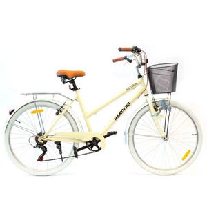 BICICLETA DAMA VINTAGE ALUMINIO 7VEL R26 CREMA RANDERS