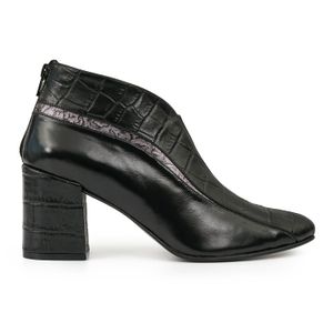 BOTINETA TRUMAN NEGRA BOTAS MUJER ELEGANTES CUERO