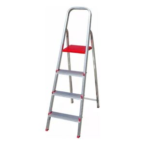 Escalera Aluminio Tijera 4 Escalones Botafogo 120kg Tio Musa