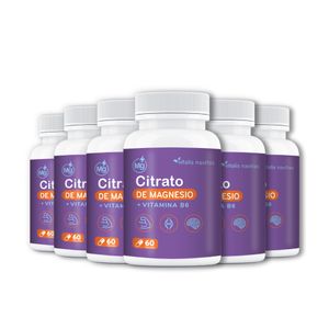Citrato de Magnesio + Vitamina B6 | Plan 6 Meses