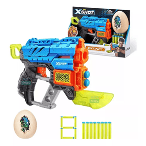 Pistola Lanza Dardo X-shot Dino Attack Extinct Con 8 Dardos 7325