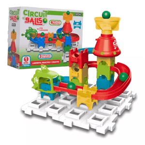 Laberinto Circuit Balls Con 3 Circuitos De Armado 28 Piezas Ditoys 2714