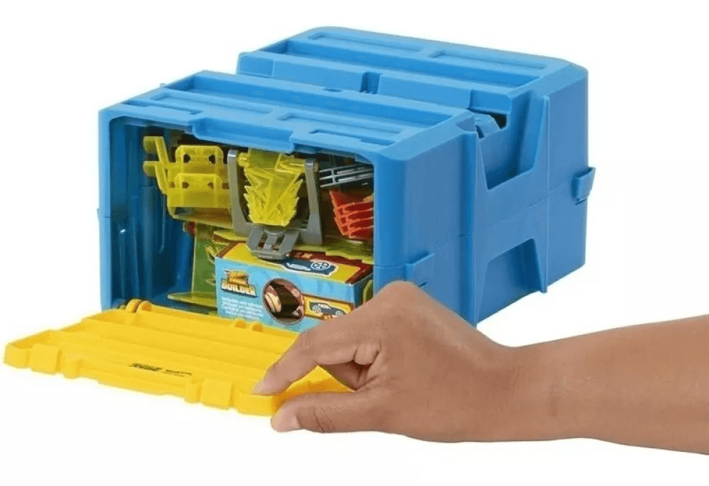 Pista Hot Wheels Track Builder Caja De Construcciones HNN38 Mattel