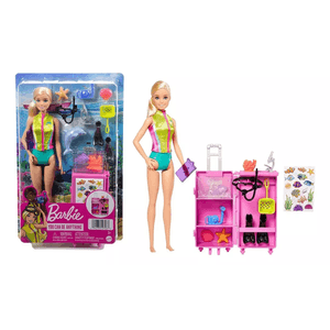 Barbie Muñeca Biologa Marina Con Acceasorios HMH26 Mattel 6956