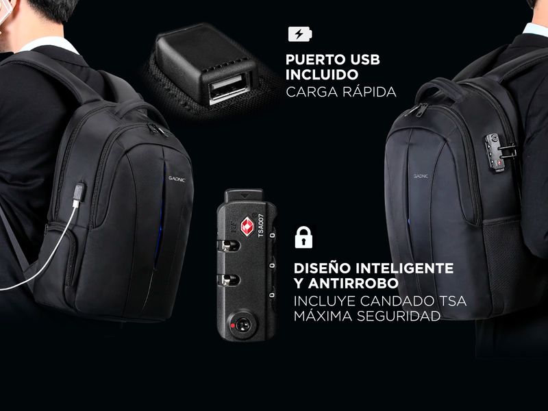 Mochila gadnic antirrobo hotsell