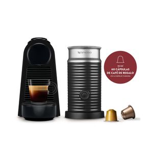 Cafetera Nespresso Essenza D Mini + Aeroccino Negra
