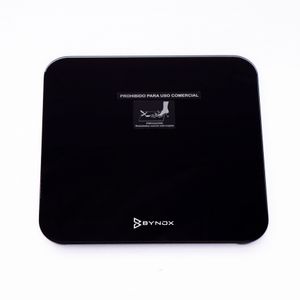 BALANZA DE BAÑO DIGITAL VIDRIO C/DISPLAY 180KG BYNOX
