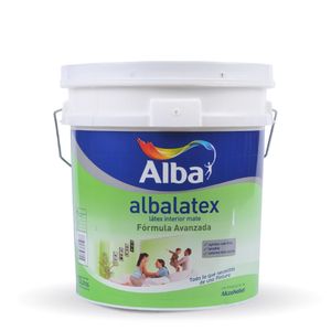 Látex interior Albalatex mate blanco 10 Lts