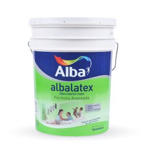 Látex interior Albalatex mate blanco 20 Lts
