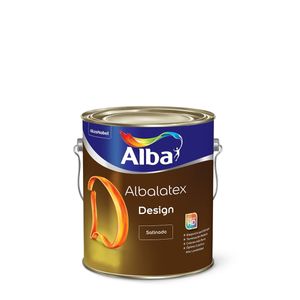 Látex interior Albalatex Design satinado blanco 4 Lts