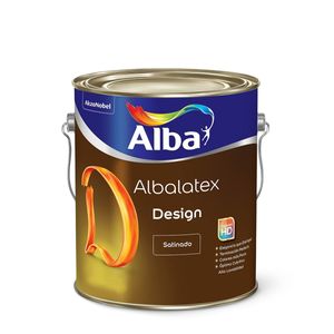 Látex interior Albalatex Design satinado blanco 10 Lts