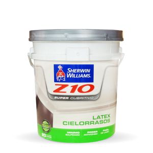 Látex Cielorrasos Z10 mate blanco 10 Lts