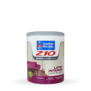 Látex interior Z10 mate blanco 1 Lts