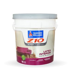 Látex interior Z10 mate blanco 10 Lts