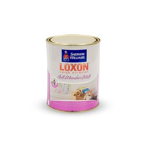 Látex interior Loxon Antimanchas mate blanco 1 Lts