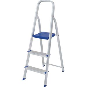 Escalera 3 escalones Aluminio Mor 005101