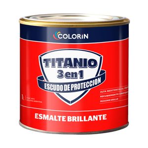 Esmalte sintético Titanio Pro brillante blanco 1 Lts