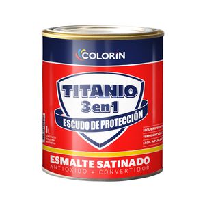 Esmalte sintético Titanio Pro satinado blanco 1 Lts