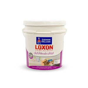 Látex interior Loxon Antimanchas mate blanco 10 Lts