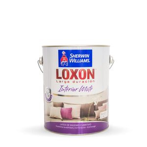 Látex interior Loxon Larga Duracion mate blanco 4 Lts