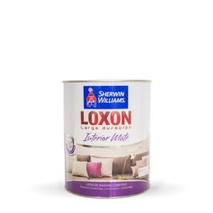 Látex interior Loxon Larga Duracion mate blanco 1 Lts