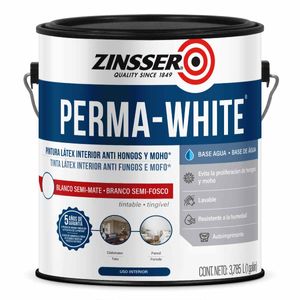 Látex interior Perma-White semi mate blanco 3,8 Lts.