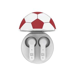 Auricular Eurosound ES-FB1804-WR Futbol Bluetooth In Ear Rojo y Blanco