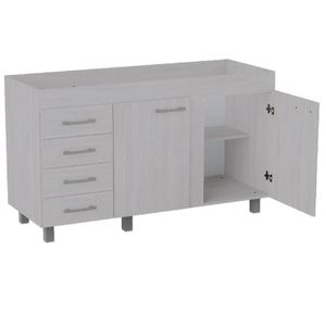 BAJOMESADA ORLANDI JA 621 PREMIUM - JACARANDA 2 PUERTAS 4 CAJONES