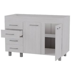BAJOMESADA ORLANDI JA 622 PREMIUM - JACARANDA 2 PUERTAS 4 CAJONES