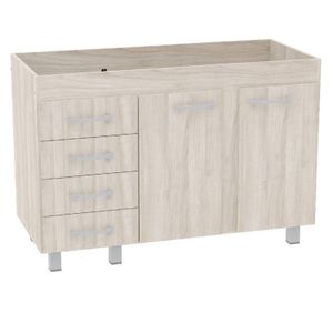 BAJOMESADA ORLANDI AB 632 PREMIUM - ABEDUL 2 PUERTAS 4 CAJONES