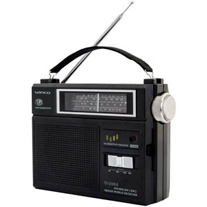 Radio Winco W2004 AM/FM Dual conecta a 220 W o Baterias