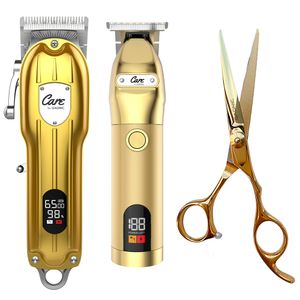 Maquina Cortadora de Pelo + Patillera electrica + Tijera Gadnic Gold Professional