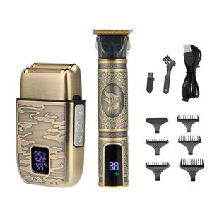 Set de Peluquería Barbería Gadnic BRAZ 2000 Cortadora de Pelo + Afeitadora