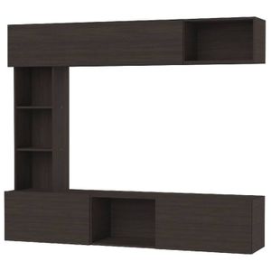 CENTRO DE ENTRETENIMIENTO ORLANDI WE 1610 PREMIUM - WENGUE TV HASTA 60 1 PUERTA SUP 2 CAJONES