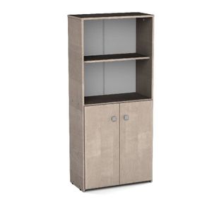 BIBLIOTECA ORLANDI AB 1452 OFICINA - ABEDUL 2 PUERTAS 3 ESTANTES