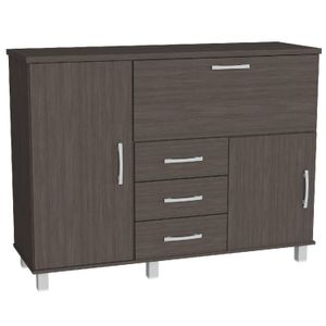 BAHIUT ORLANDI WE 550 PREMIUM - WENGUE 3 PUERTAS 3 CAJONES