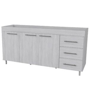 BAJOMESADA ORLANDI JA 3002 BAHIA - JACARANDA 3 PUERTAS 3 ESTANTES 3 CAJONES