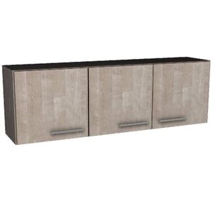 ALACENA ORLANDI AB 3024 BAHIA - ABEDUL 3 PUERTAS 2 ESTANTES
