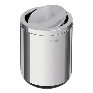 Cesto Tacho Basura Acero Inox 10lt Tapa Vaivén Tramontina