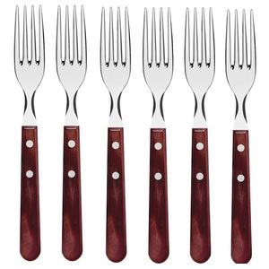 Set Juego 6 Tenedores Jumbo Polywood Tramontina