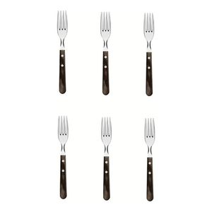 Set Juego 6 Tenedores Jumbo Polywood Tramontina