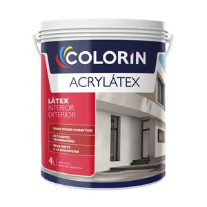 Látex interior / exterior Acrylatex mate blanco 4 Lts