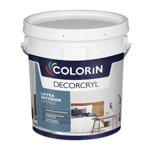 Látex interior Decorcryl lavable mate blanco 10 Lts