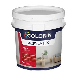 Látex interior Acrylatex mate blanco 10 Lts