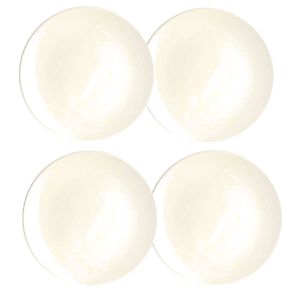 Set x 4 Plato Postre Cerámica 20 Cm Harlek Kuthaya