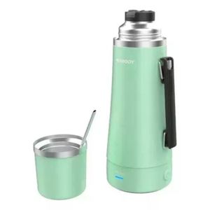 Termo Electrico Peabody Et1001r E-termo 1l Mate Bombilla P2 Color Rojo