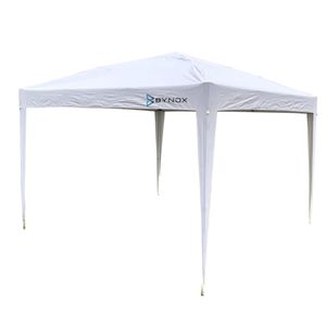 GAZEBO ACERO PLEGABLE 3X3M BLANCO BYNOX